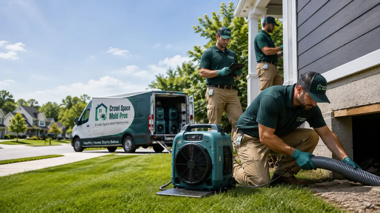 Crawl Space Mold Removal in Sterling, PA